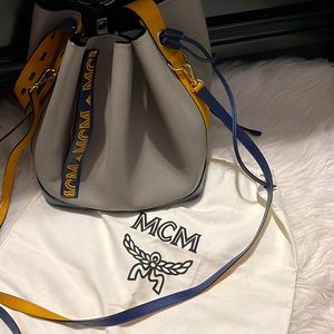 Authentic MCM drawstring purse